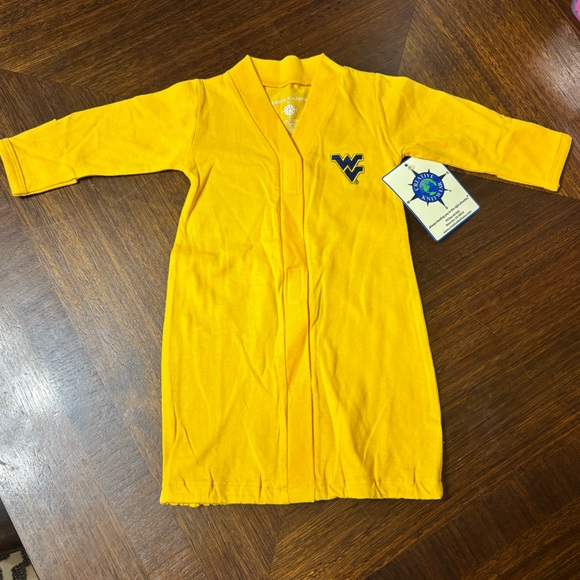 NWT - WVU Infant Onesie 'Golden Yellow' - Size Preemie - Picture 6 of 6